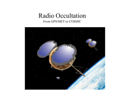 Radio occultation processing at the COSMIC Data Analysis