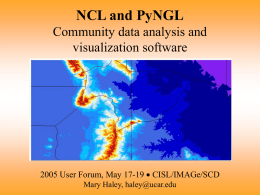 PyNGL: Visualization for the Geosciences