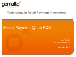 Technology in Retail Payment Innovations