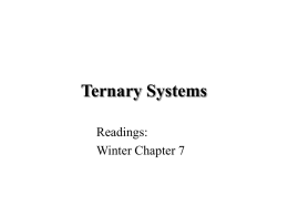 CHapter 7- SYstems with > 2 components