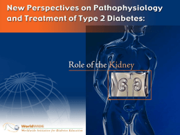 Role of the Kidney in T2DM