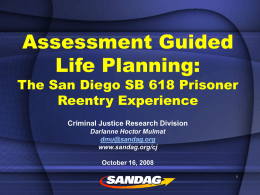 Activities and Accomplishments of the Criminal Justice