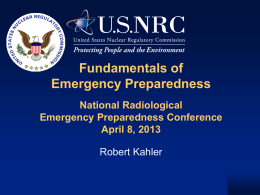 Fundamentals of Emergency Preparedness National