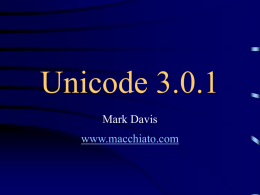 Unicode 3.0