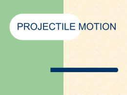 Projectile motion - netBlueprint.net