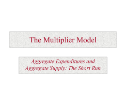The Keynesian Cross Model
