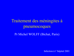 SP meningitis in children: penicillin susceptibilities of