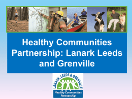 Healthy Communities Charter