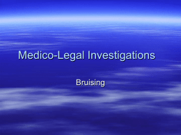 Medico-Legal Investigations
