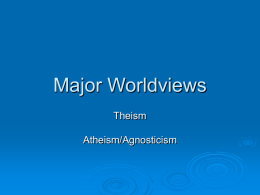 Major Worldviews - Union University