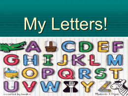 My Letters!