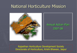 Horticulture in Rajasthan