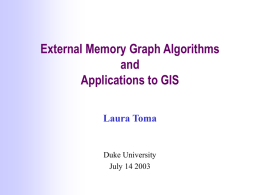 Flow Computation on Massive Grids