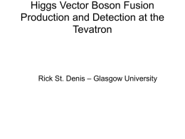 Higgs Vector Boson Fusion Production and Detection at the