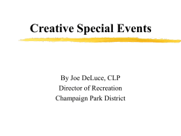 Creative Sports & Special Events