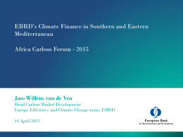 An overview of the EBRD