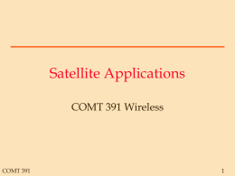 Satellite Applications