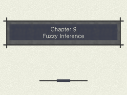 Chapter 9 Fuzzy Inference