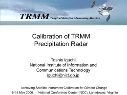 Calibration of TRMM Precipitation Radar