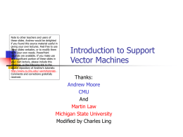 A Simple Introduction to Support Vector Machines