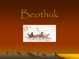 Beothuk - Nova Scotia Department of Education