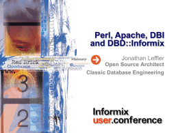 Perl, Apache, DBI and DBD::Informix