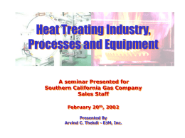 Heat Treating Processes - Heat Treat Consortia Home