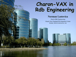 Oracle Rdb LogMiner - OpenVMS and VAX System Consulting