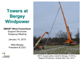 Overview of Bergey Windpower Co.