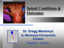 Project Overview - The Mantonya Chiropractic Centers