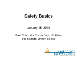 Safety Basics - Lake County Safety Council