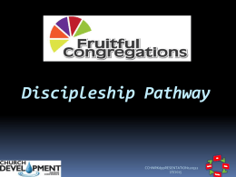 Discipleship Pathway - Amazon Web Services