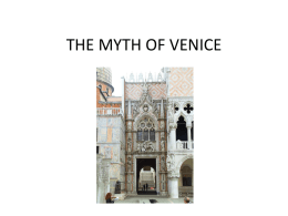 THE MYTH OF VENICE