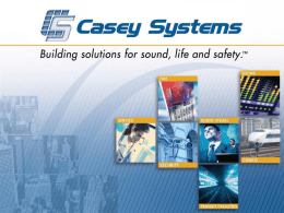 Casey Systems PowerPoint Presentation