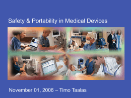 Safety and Portability in Medical Devices