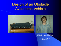 Obstacle Avoidance Vehicle