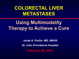 Colorectal Liver Metastases