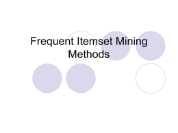 Frequent Itemset Mining Methods
