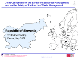 Joint Convention on the Safety of Spent Fuel Management