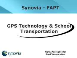 Synovia - Florida Association for Pupil Transportation