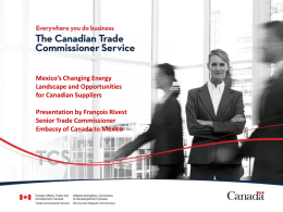 Diapositive 1 - Canadian Manufacturers & Exporters
