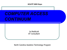 COMPUTER ACCESS CONTINUUM