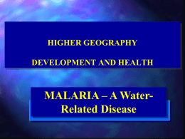 HIGHER GEOGRAPHY PAPER 2 DEVELOPMENT AND HEALTH