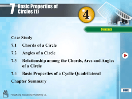 Book 4 Chapter 7 Basic Properties of Circles (1)