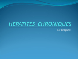 HEPATITES CHRONIQUES - ency
