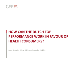 Title of presentation - Health Consumer Powerhouse