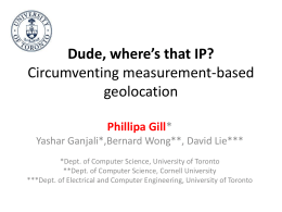 Dude, where’s that IP? Circumventing measurement