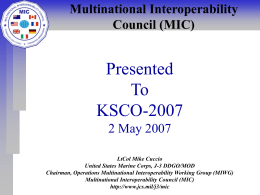 Multinational Interoperability Council