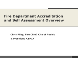 Accreditation Overview - Special District Association of