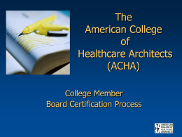 Completing the Certification Process